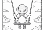 Boy on Swing